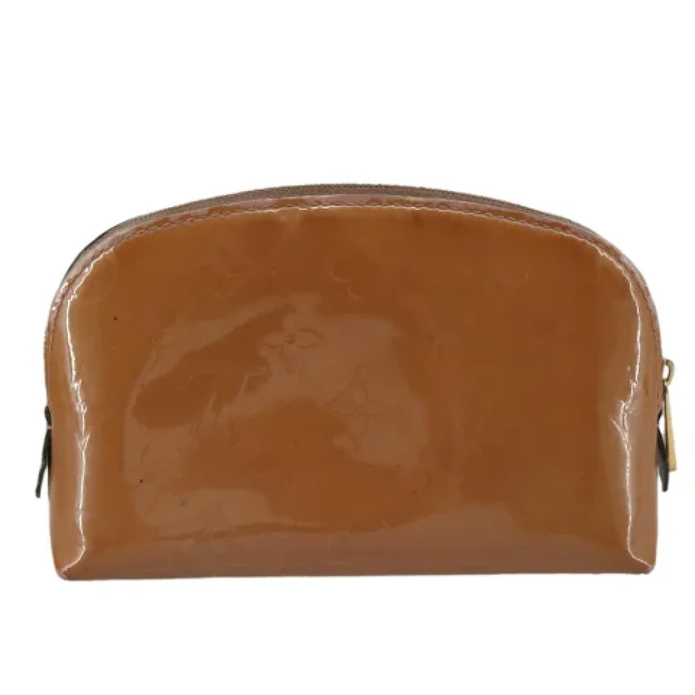 Louis Vuitton Vintage Pre-owned Leather pouches Brown Dames