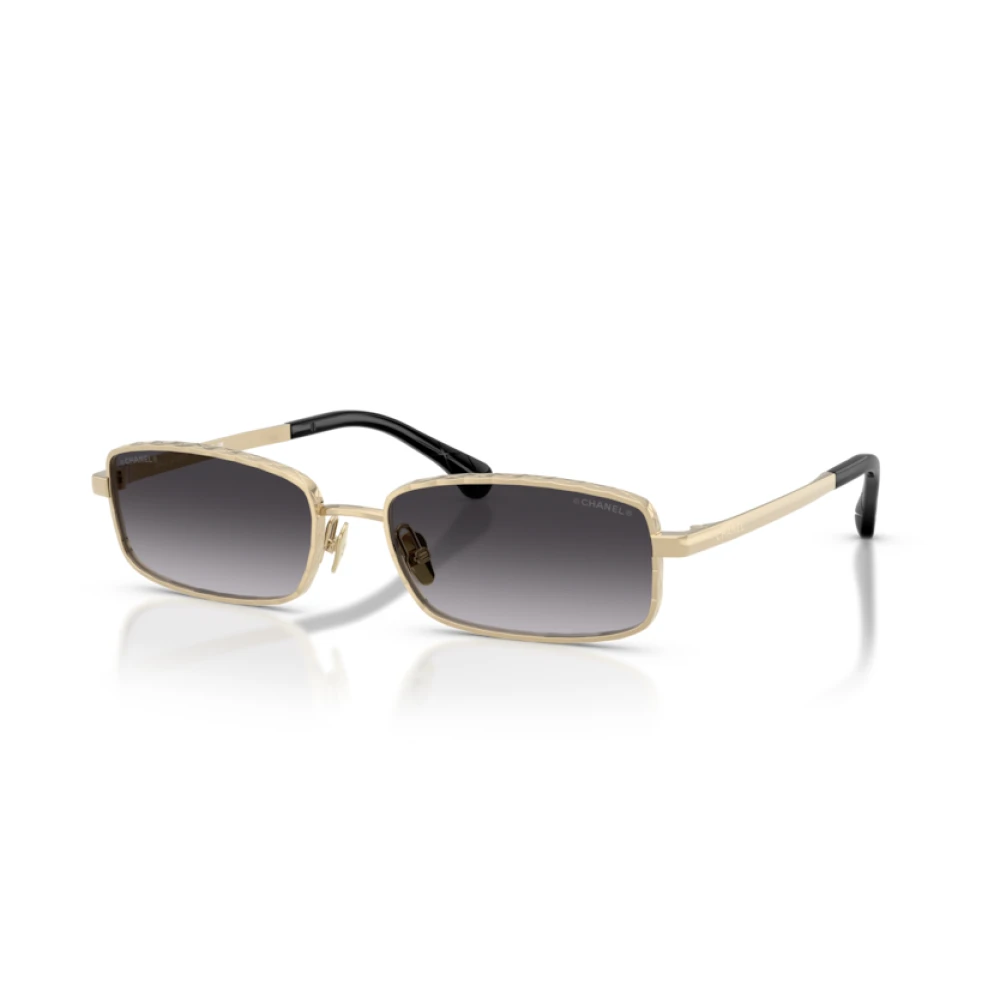 Chanel Rectangle Sunglasses - Female - Sunglasses - Yellow - 58 Mm - Accessories
