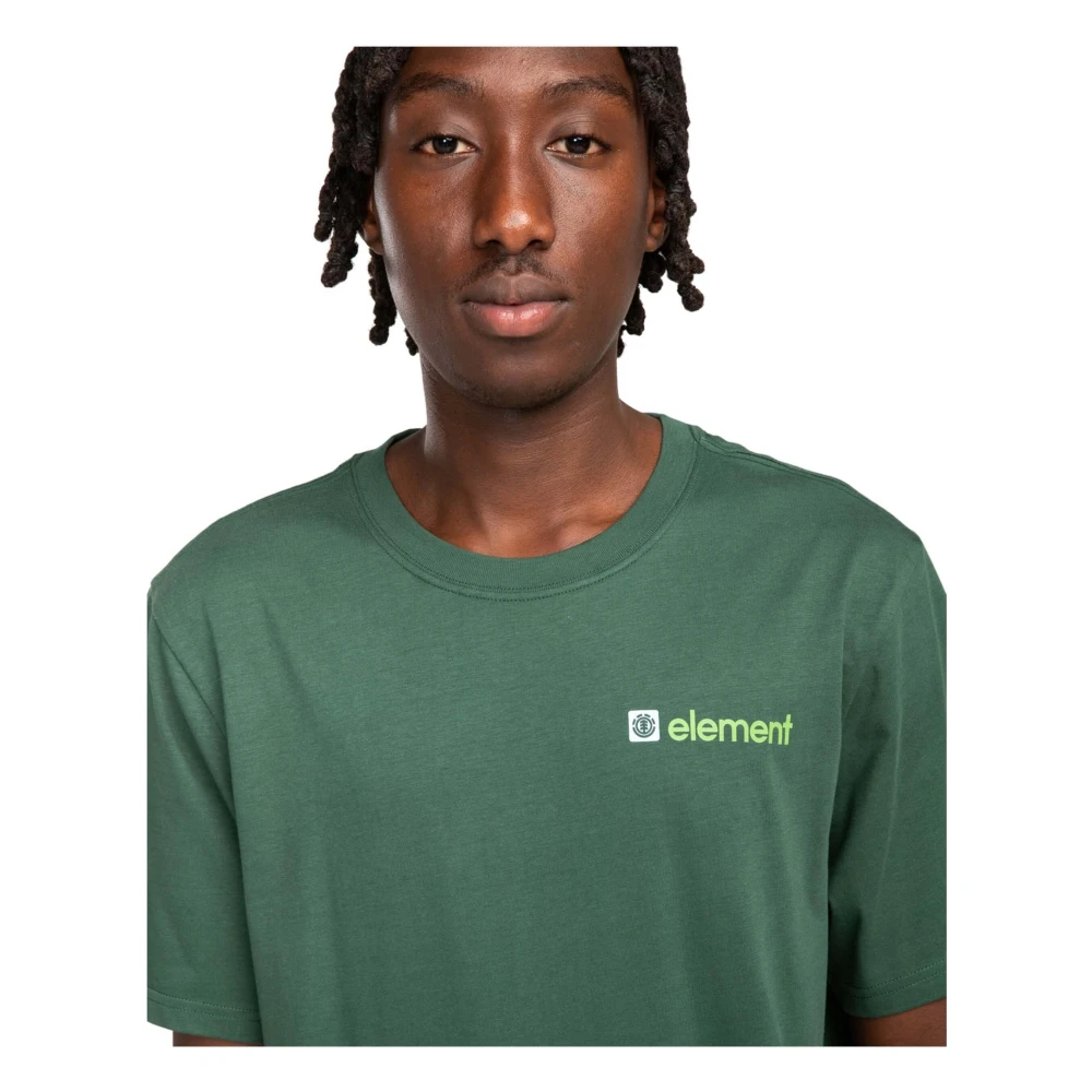 Element Joint Swirl T-shirt Green Heren