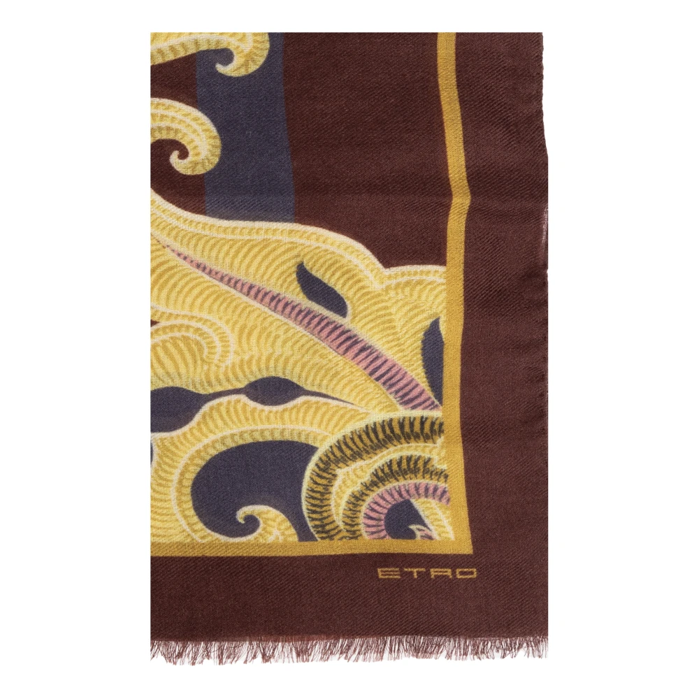 ETRO Sjaal met decoratief patroon Red Dames