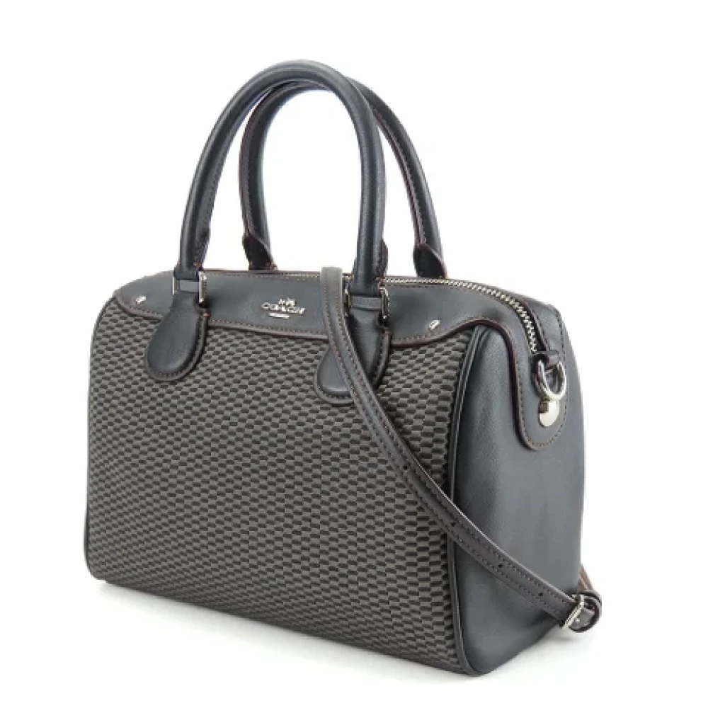 Coach Pre-owned Leather handbags Black Dames