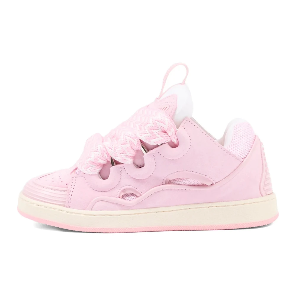 Lanvin Girls Pink Kids Sneakers, 33 Eu, Trainers