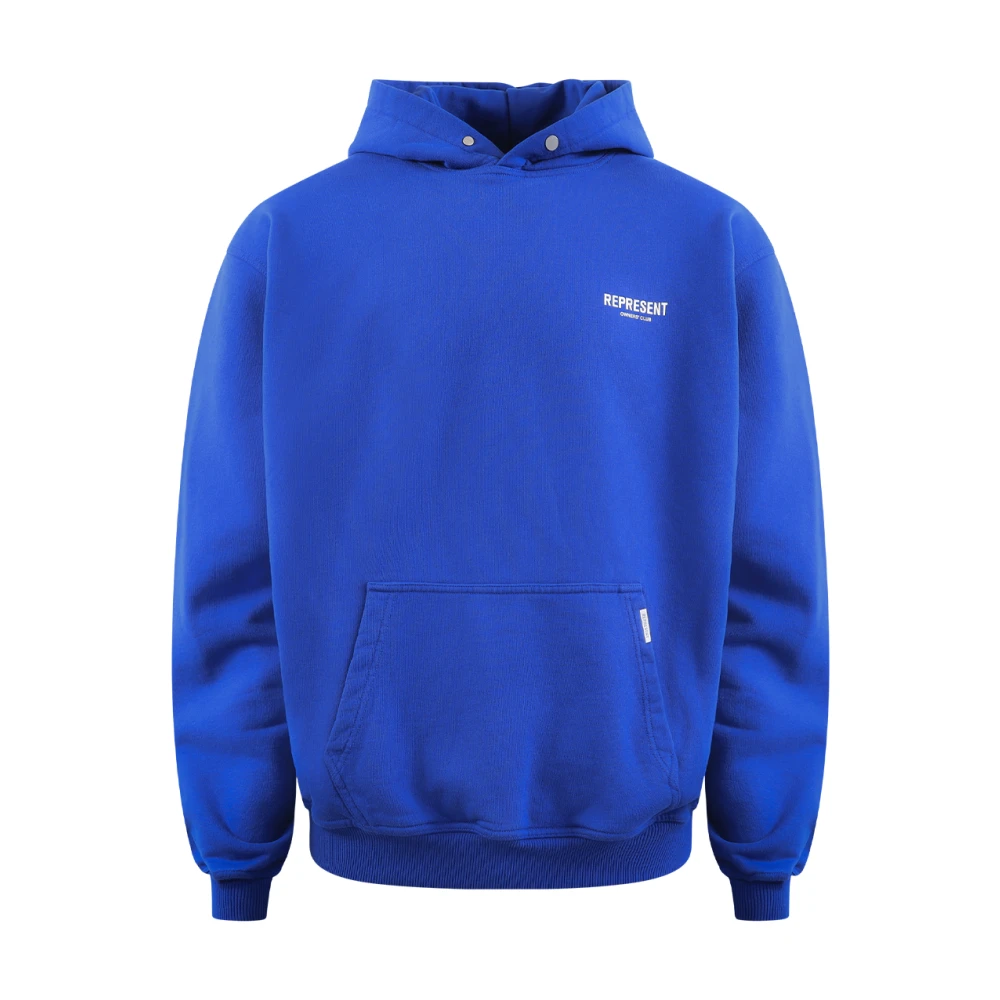 Represent Club Hoodie Blauw Stijlvol Mannen Blue Heren