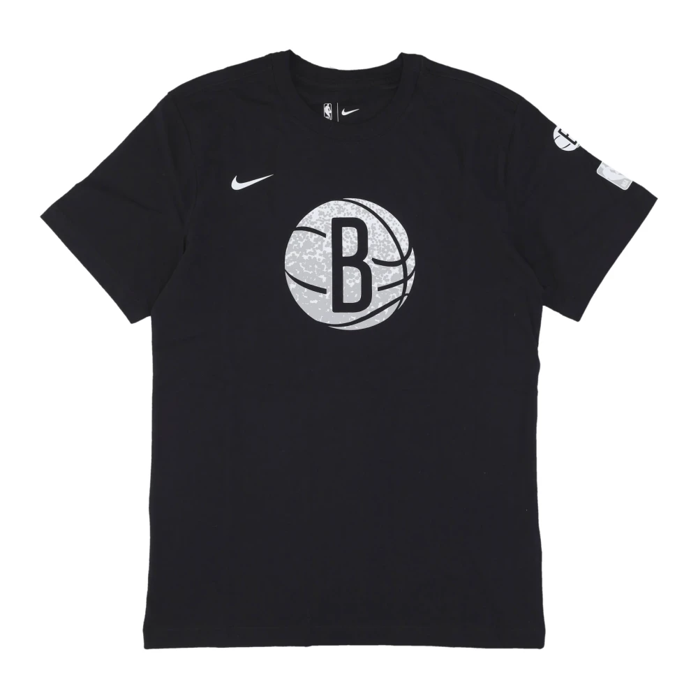 Nike Brooklyn Nets Logo Tee Black Heren