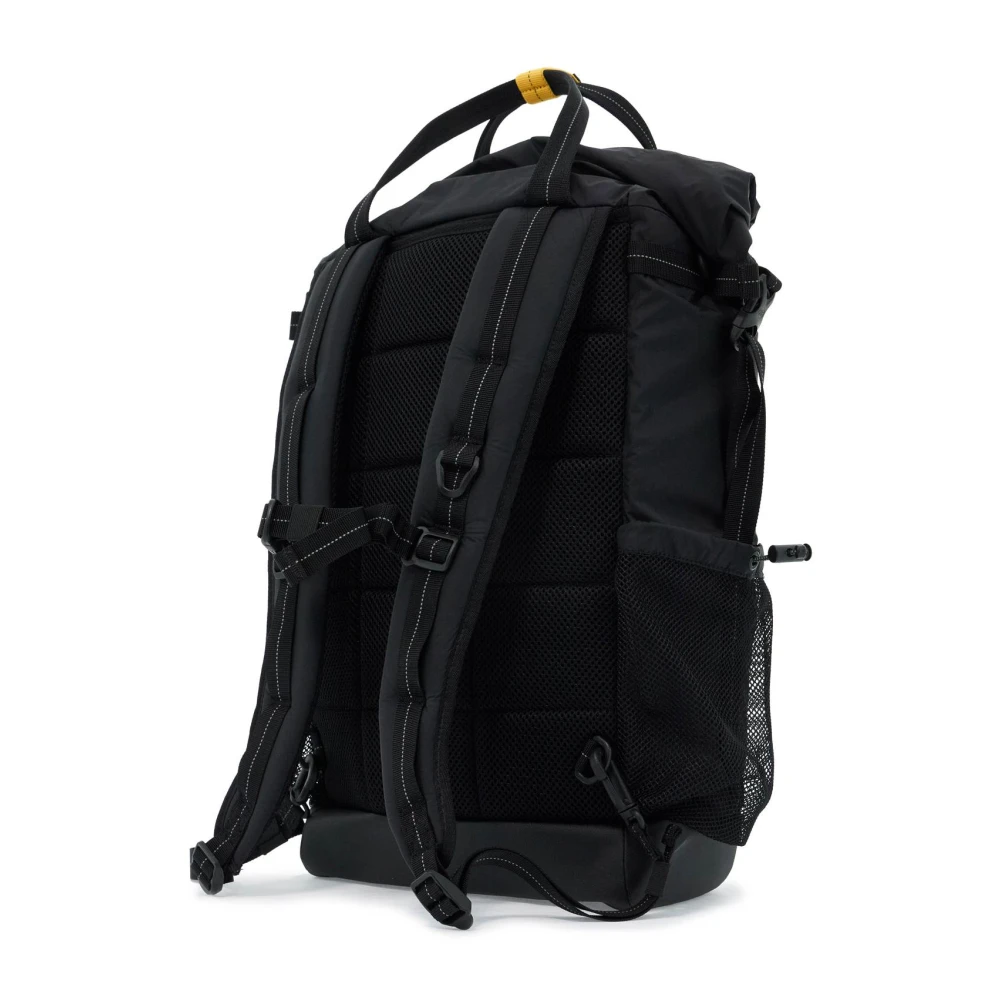 Parajumpers Nylon Roll-Up Rugzak met Laptopvak Black Heren
