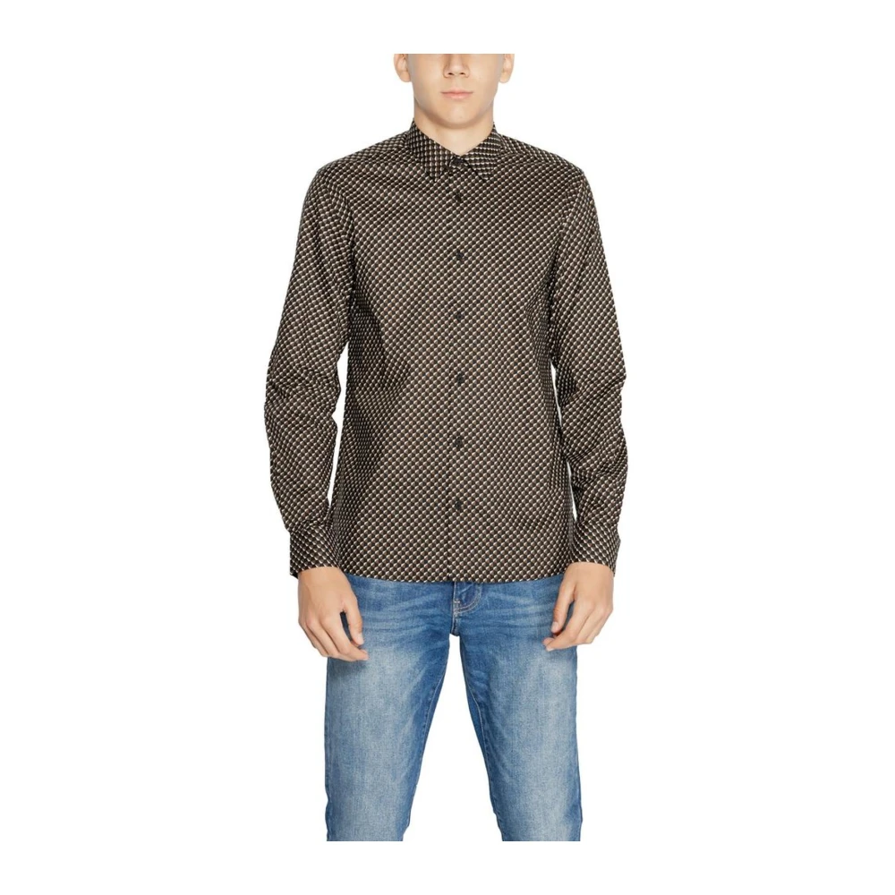 Antony Morato Klassieke katoenen overhemdcollectie Brown Heren