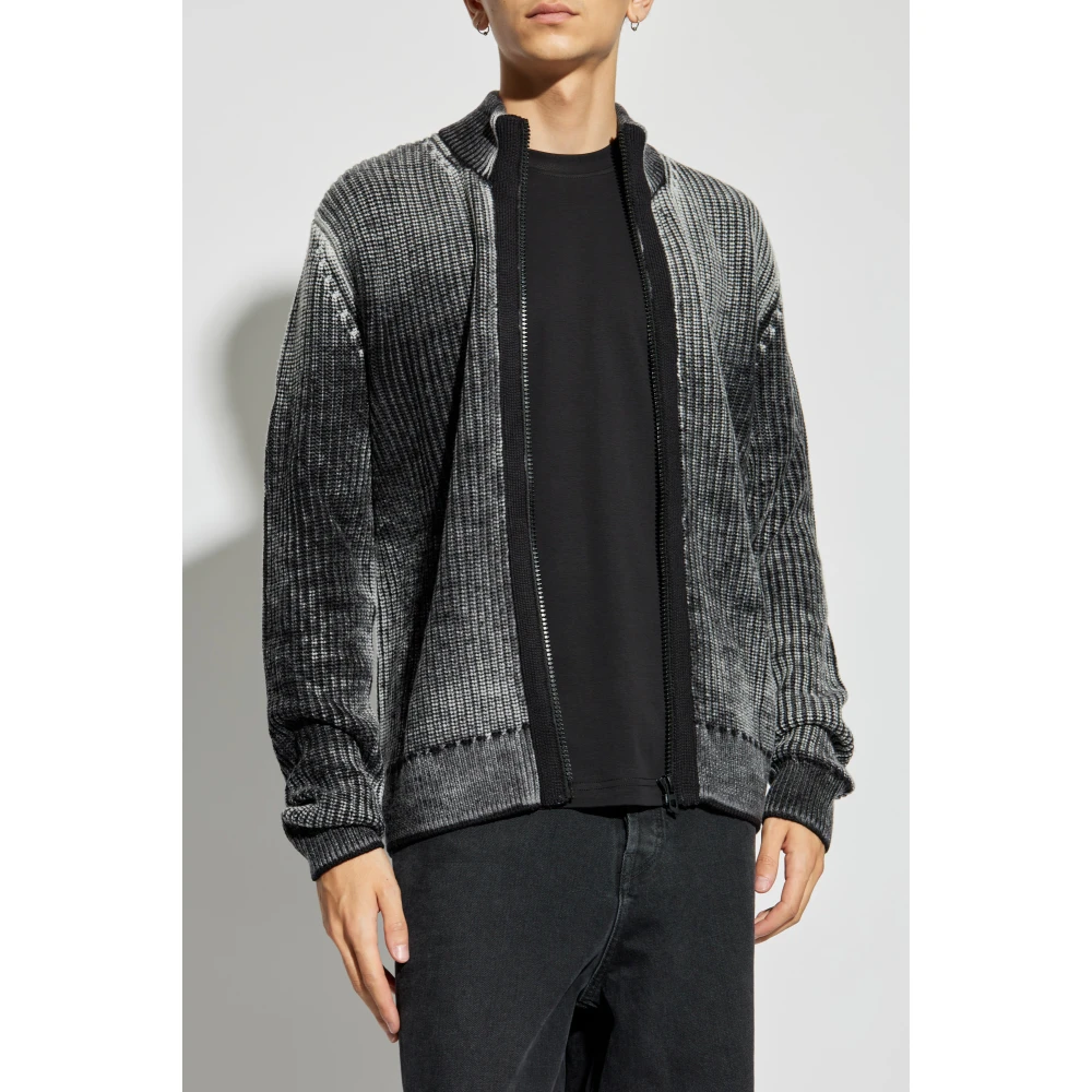 Diesel Cardigan K-Arini Gray Heren