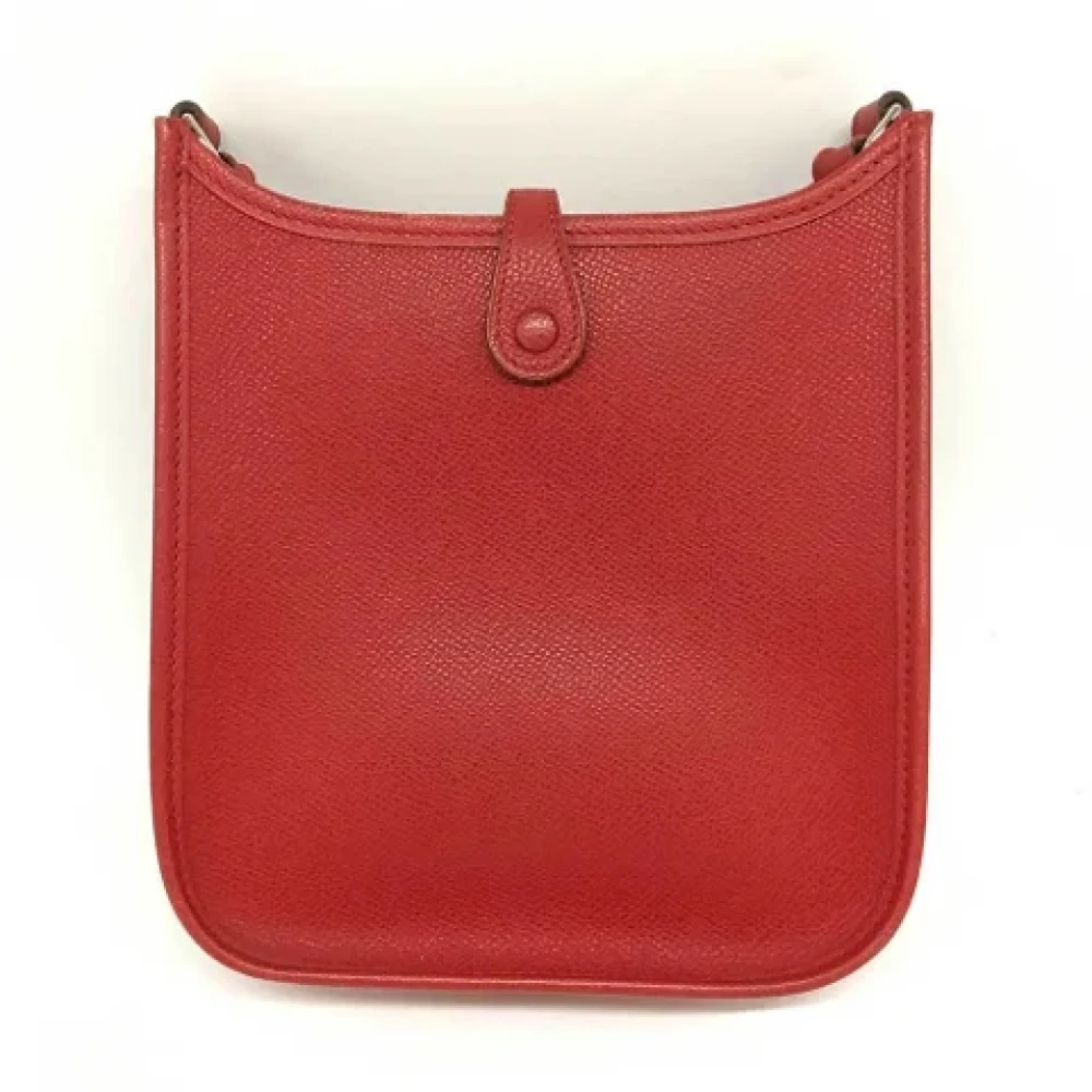 Hermès Vintage Pre-owned Fabric shoulder-bags Red Dames