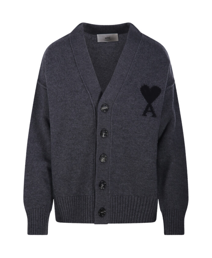 cardigan-en-merinos-feutre-a-col-en-v