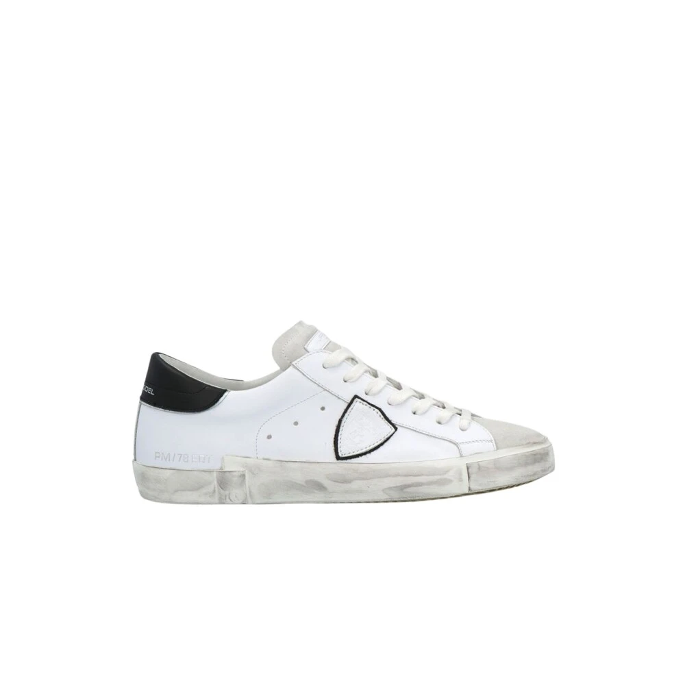 Philippe Model Men's White Sneakers, 6 Uk, Prsx Basic Trainers