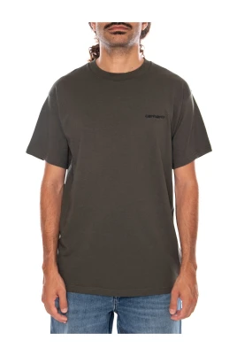 S/S Script Embroidery T-Shirt