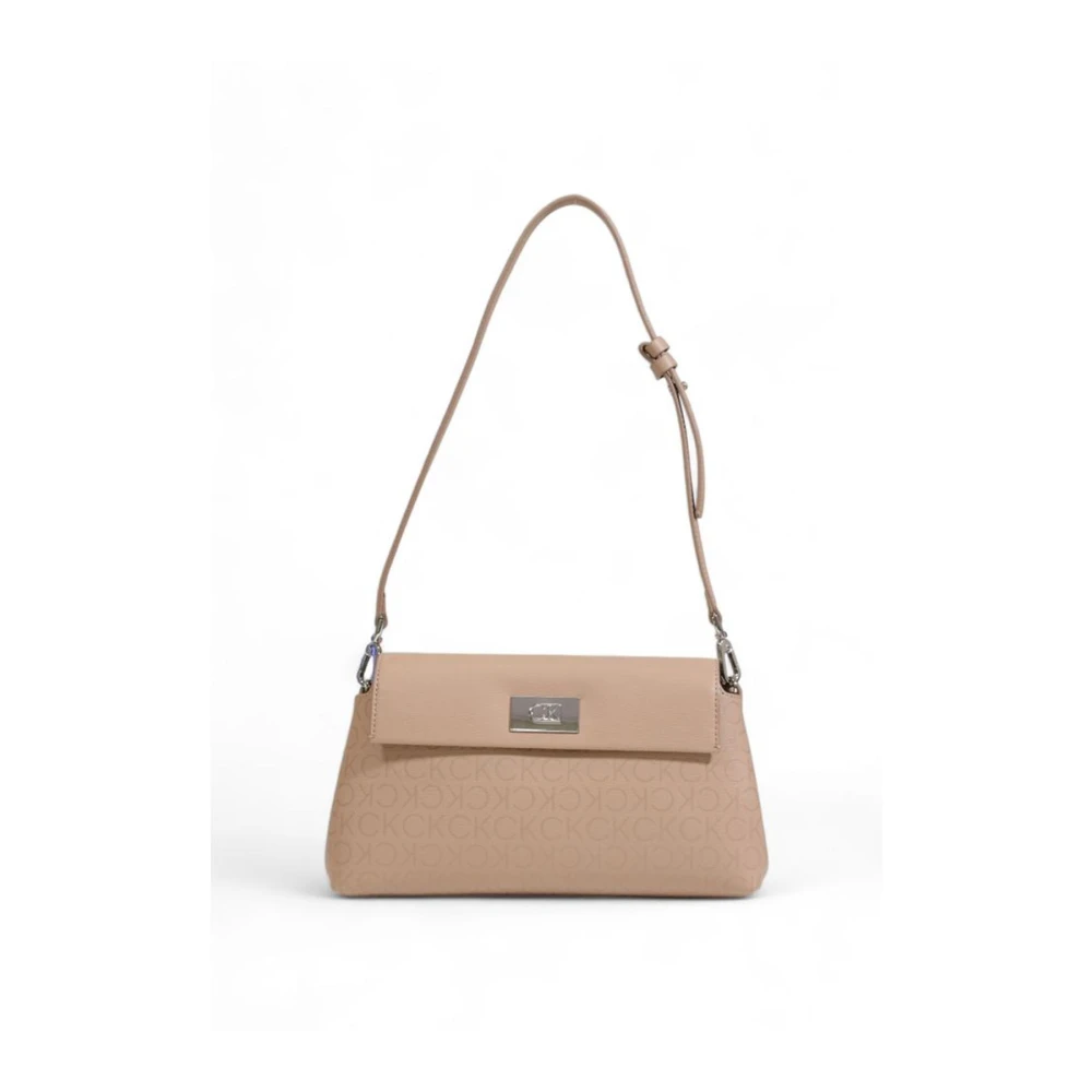 Calvin Klein Beige Polyester Handtas Dames Collectie Beige Dames