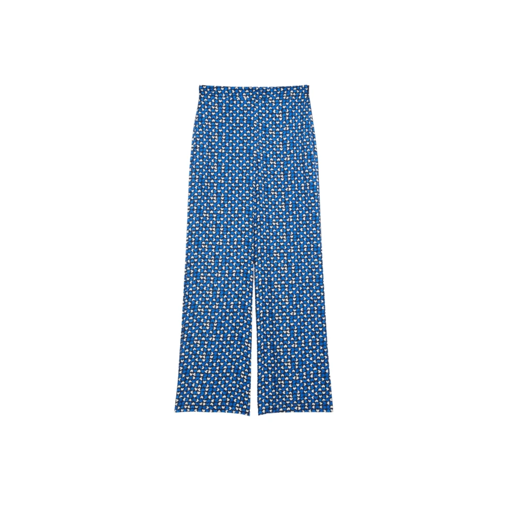 Pennyblack Women's Blue Viscose Wide Leg Trousers Mensa - Wide Trousers - 2XS - Trousers