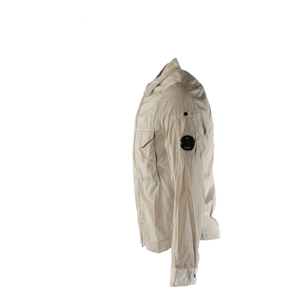 C.P. Company Beige Overshirt Chrome-r Stijl Beige Heren