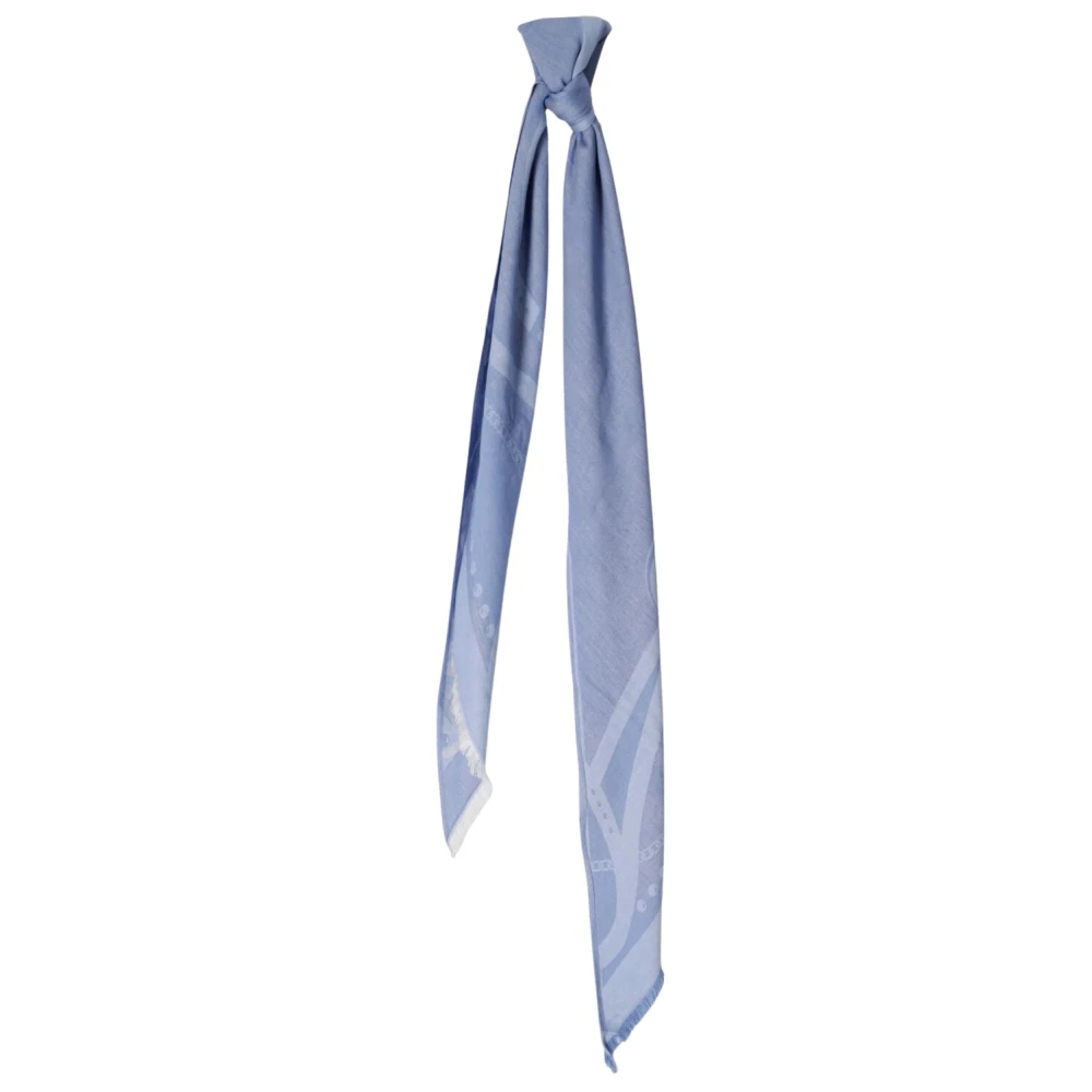 Liu Jo Vrouw Blauw Accessoires Dames, One Size, Logo - Sjaal