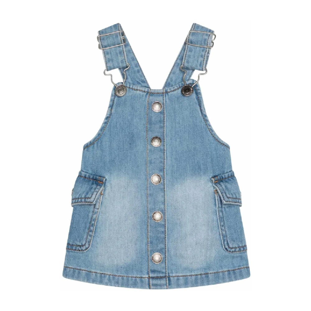 Levi's Girls Blue Jumpsuits, 18 M, Peto Lvg Cargo Pocket