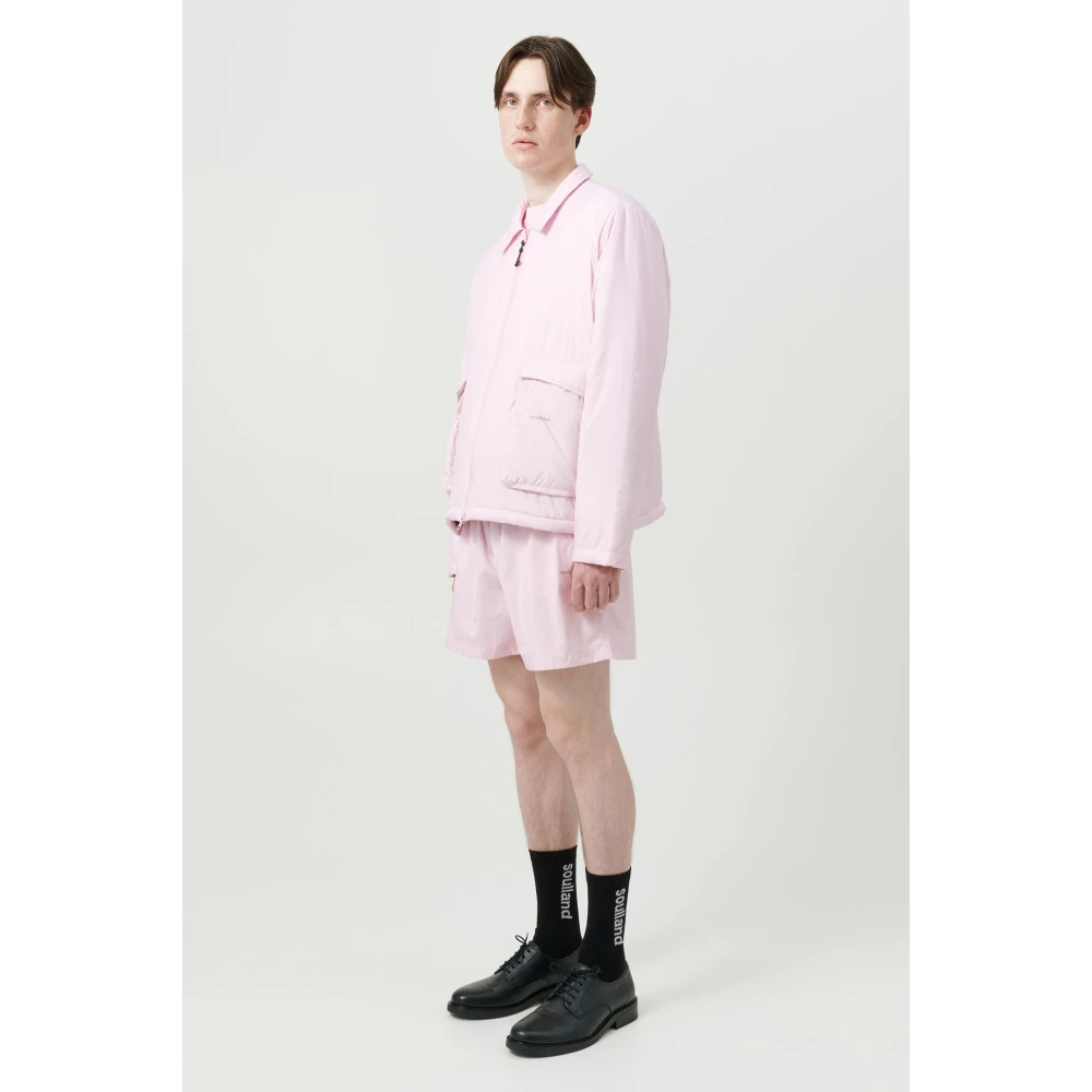 Soulland Gewatteerde Utility Jas Pink Dames