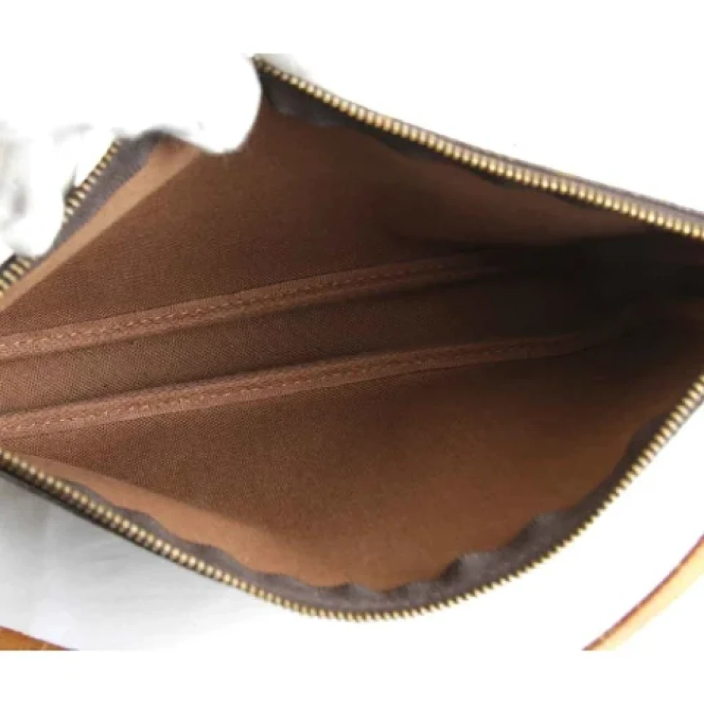 Louis Vuitton Vintage Pre-owned Canvas clutches Brown Dames