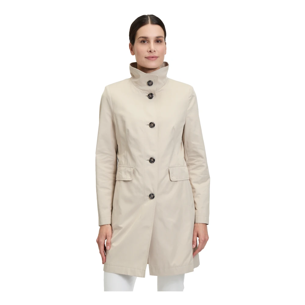 Gil Bret Elegante zomerjas met opstaande kraag Beige Dames