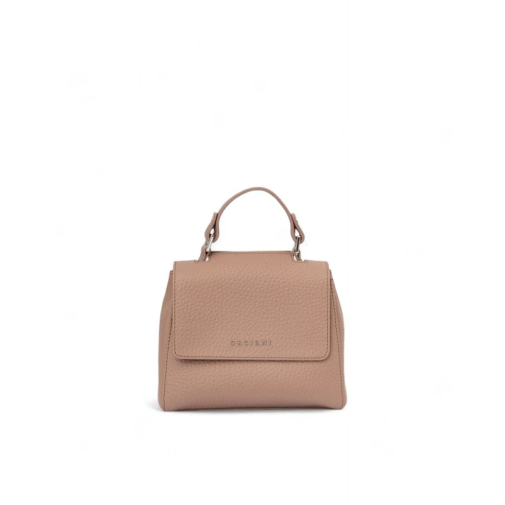 Orciani Donna Marrone Borsa A Spalla In Pelle Con Manico Regolabile