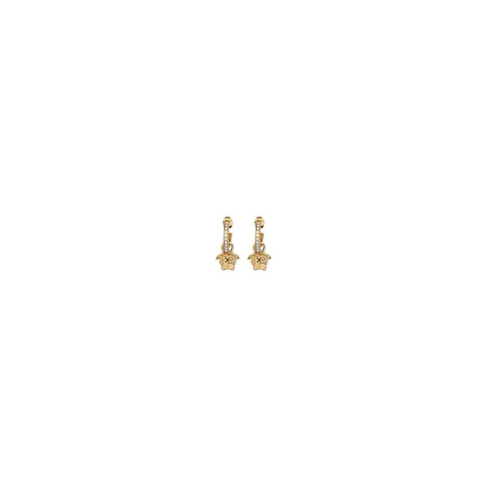 Versace , Earrings, Female, Yellow, One Size, Iconic Medusa Head Earrings - Image 3