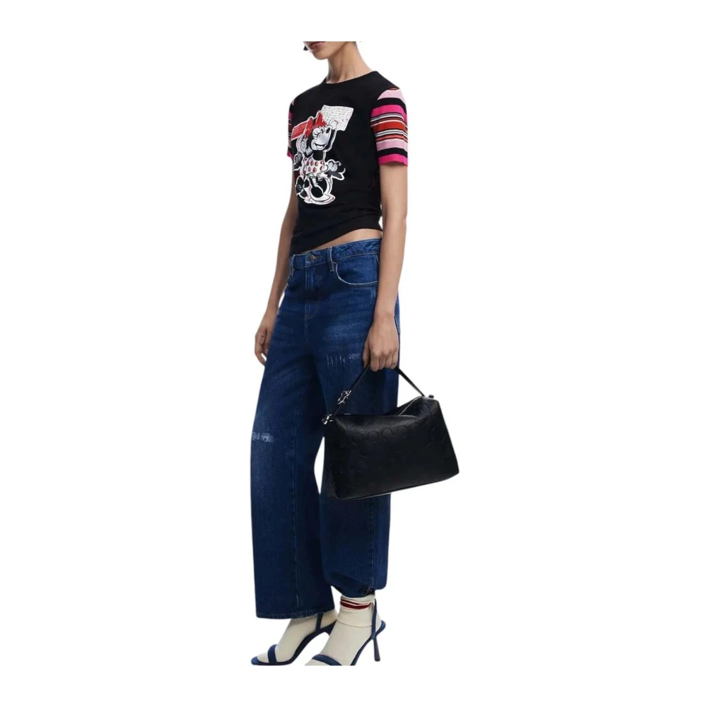 Desigual handtas voor vrouwen Black Dames