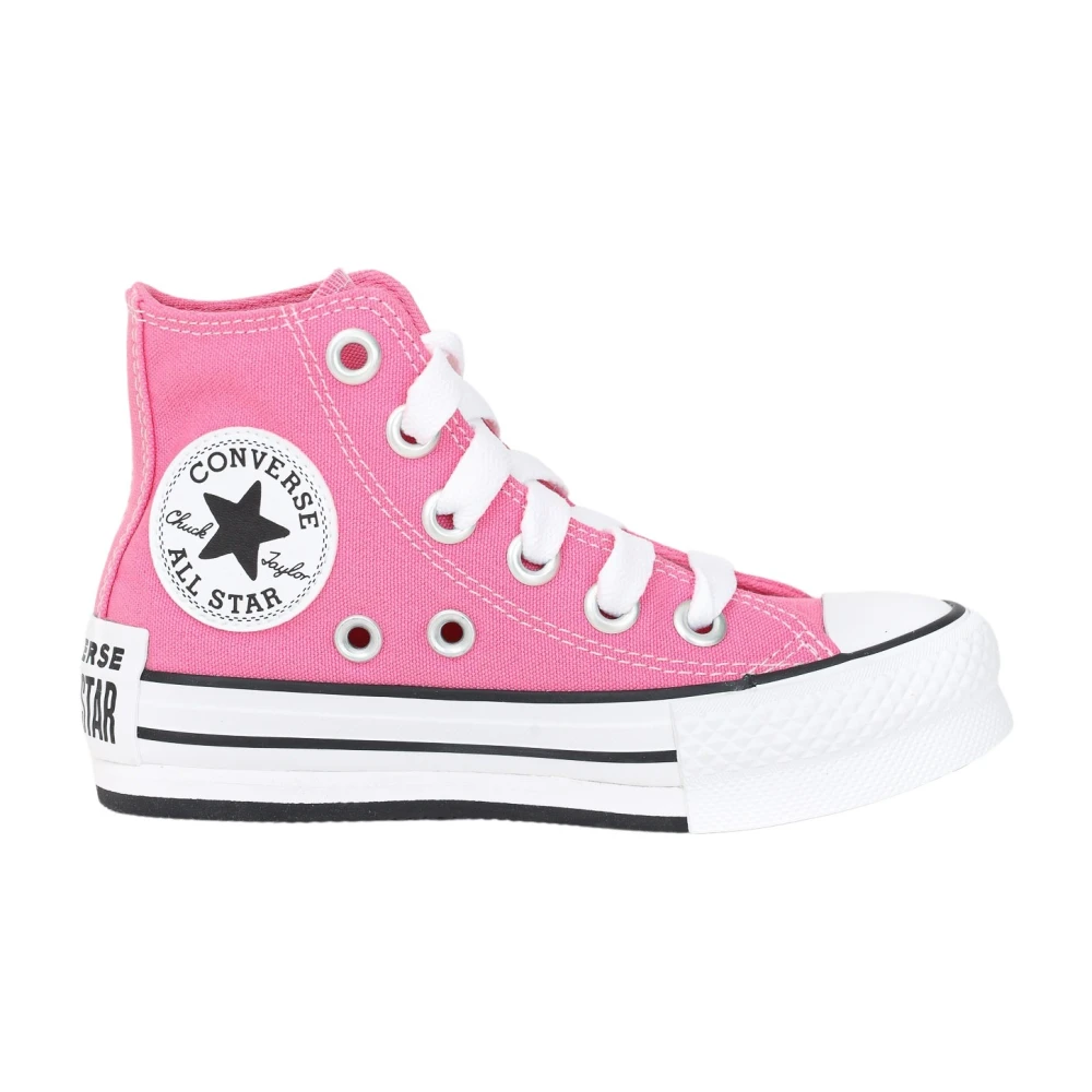 Converse Hög Topp Plattform Sneakers Sketch Pink, Flicka