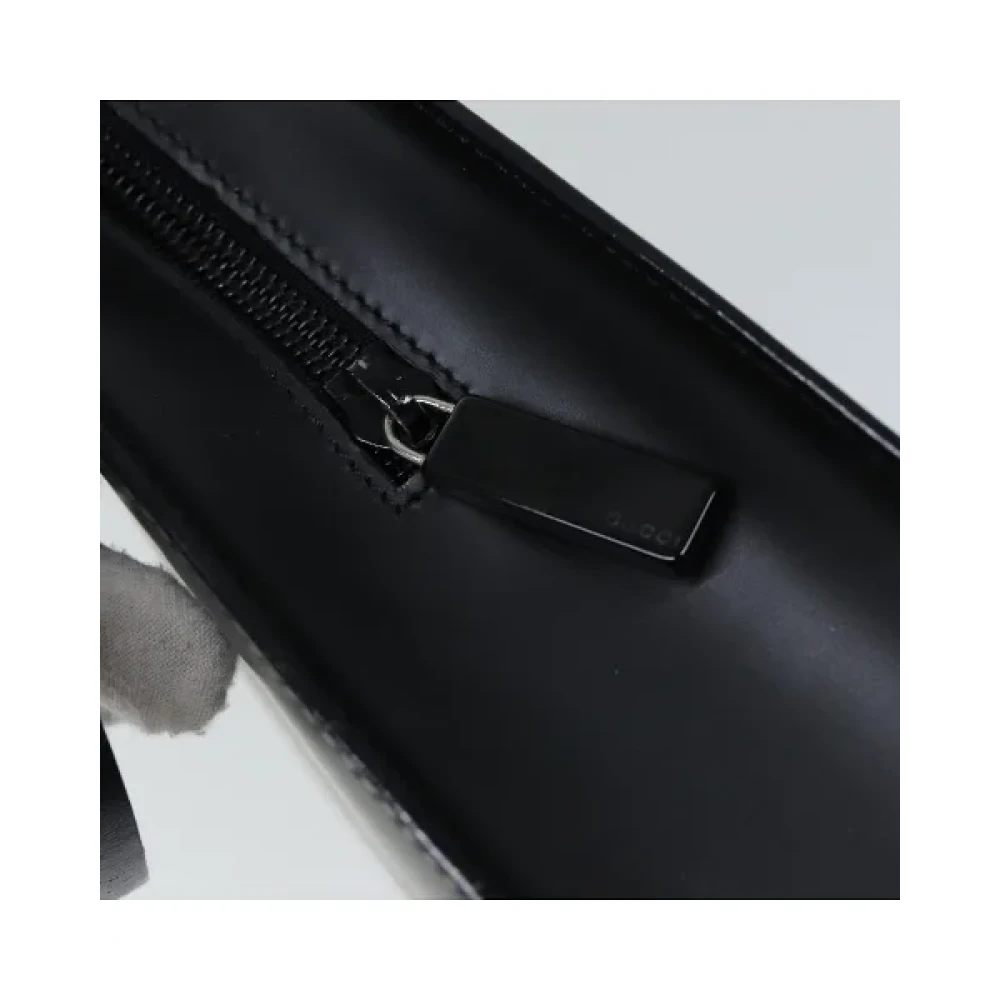 Gucci Vintage Pre-owned Leather gucci-bags Black Dames