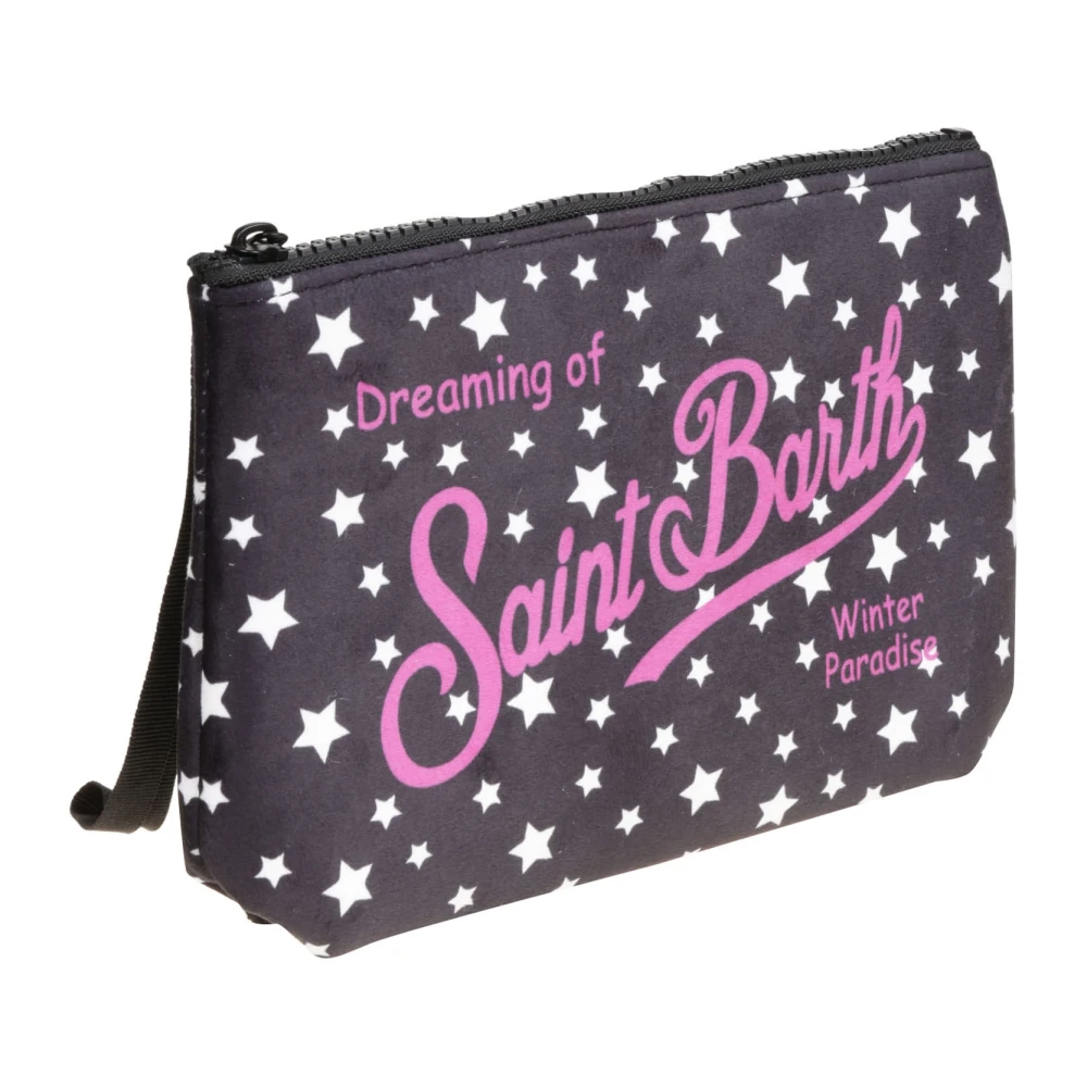 MC2 Saint Barth Neopreen etui met print en rits Pink Dames