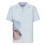 chemise-bleue-a-motif-ballon