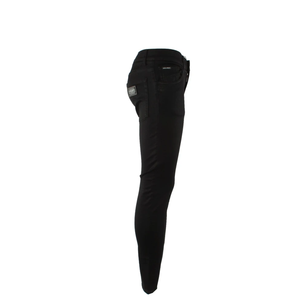 Dolce & Gabbana Zwarte Skinny Jeans voor Heren Black Heren
