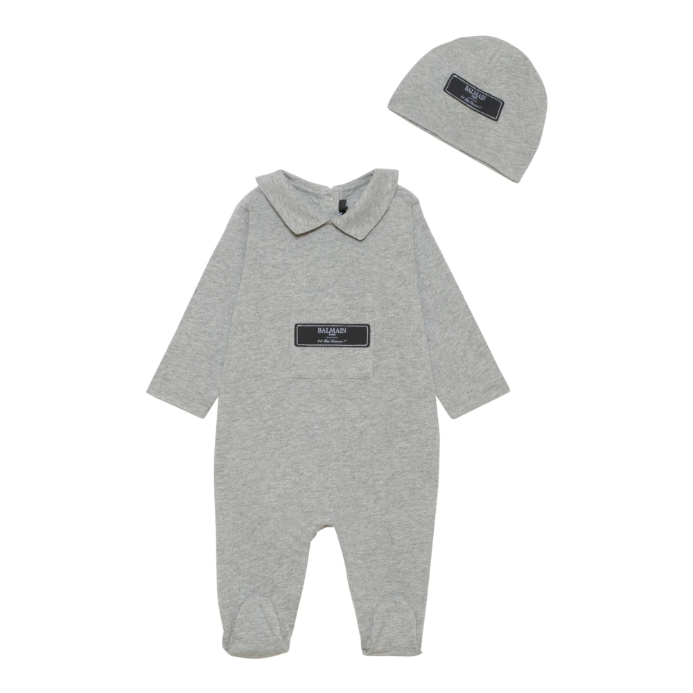 Balmain 2-delat baby set Gray, Unisex