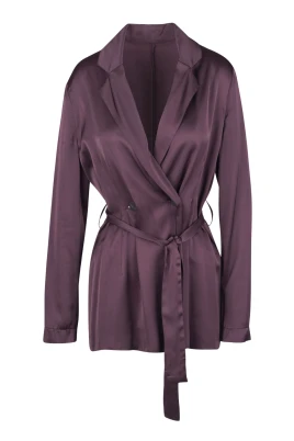 Satin Wrap Jacket