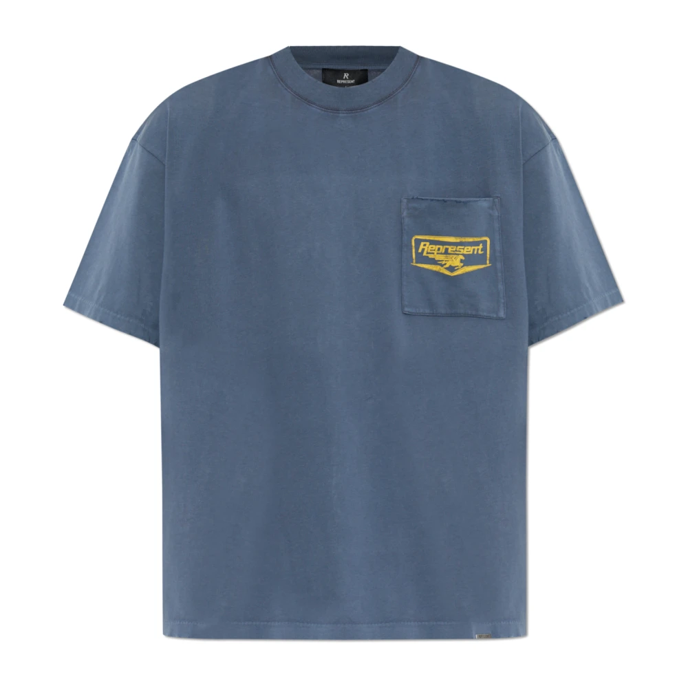 Represent Men's Blue Nothing Faster T-Shirt