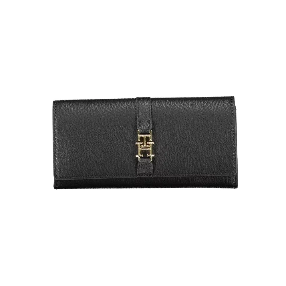 Tommy Hilfiger Women's Black Wallets & Cardholders, One Size, Polyethylene Wallet