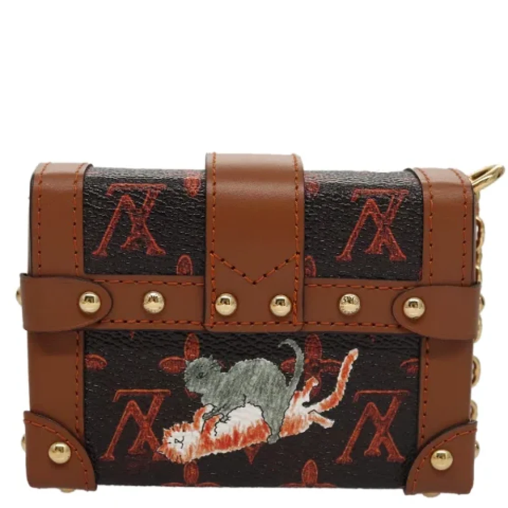 Louis Vuitton Vintage Pre-owned Canvas clutches Brown Dames