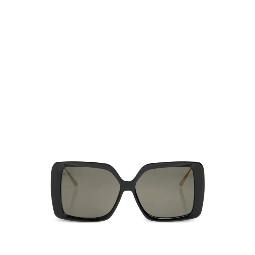 Linda Farrow Black Sunglasses, Female, 59 Mm, Sun Sunglasses