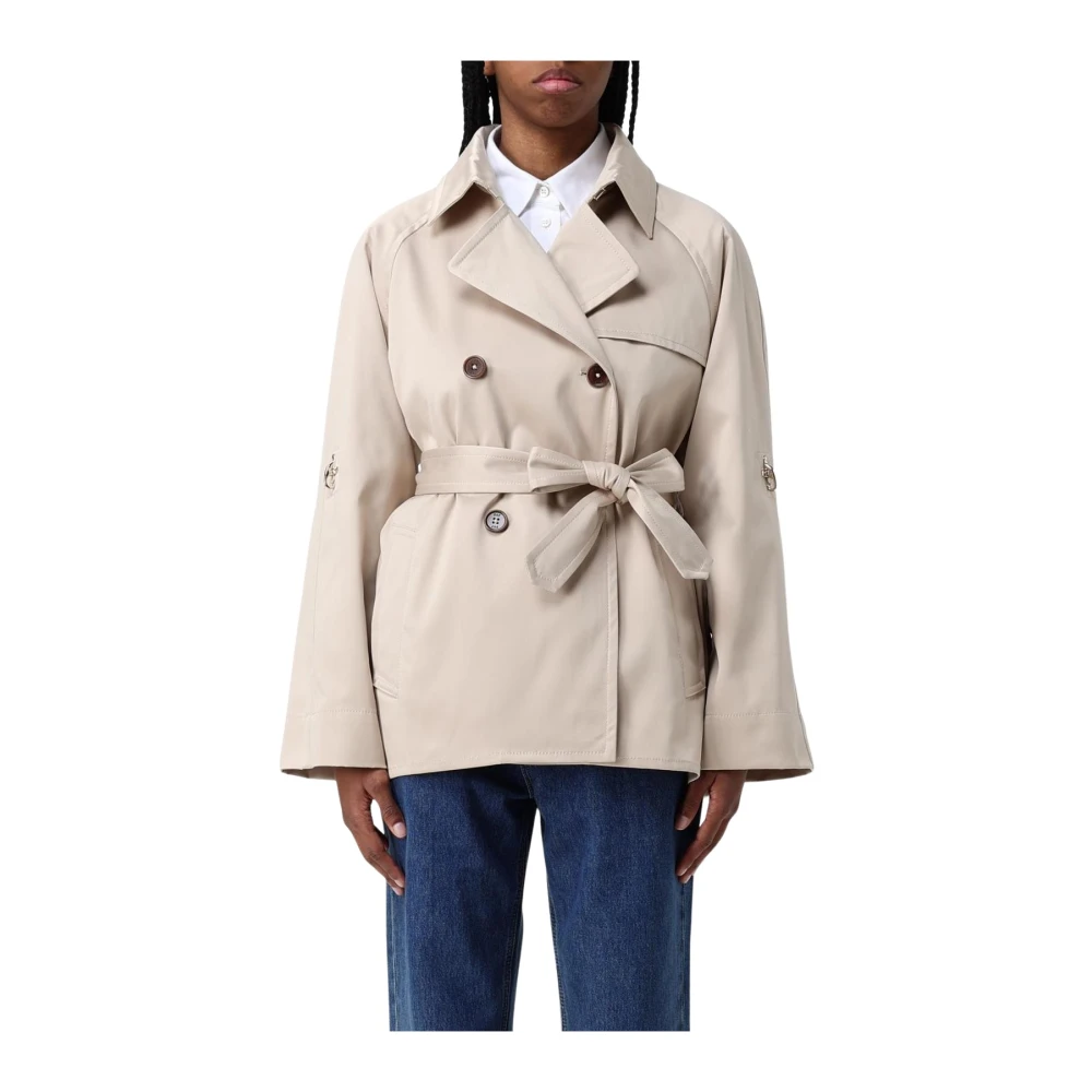 Fay Women's Beige Relaxed Fit Trench Coat