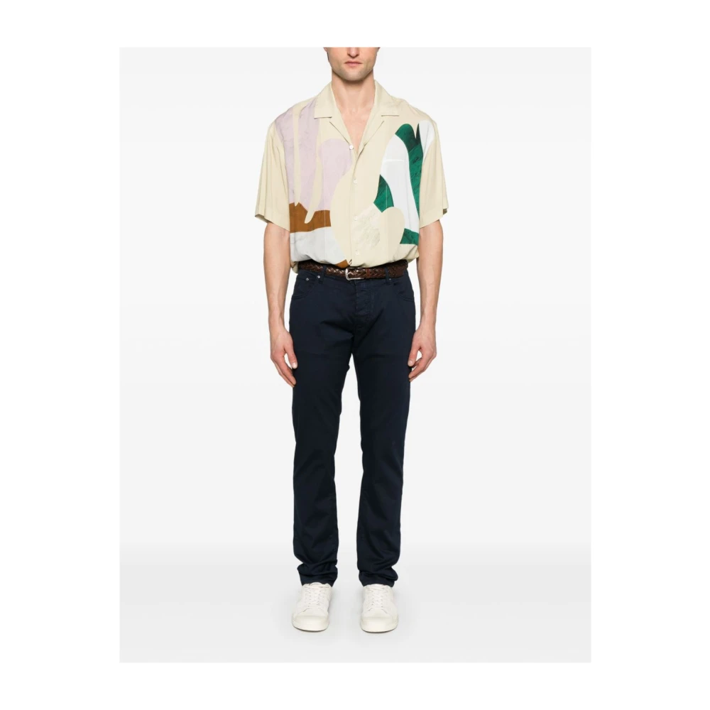 Jacob Cohën Blauwe Jeans met Klassieke Stijl Blue Heren
