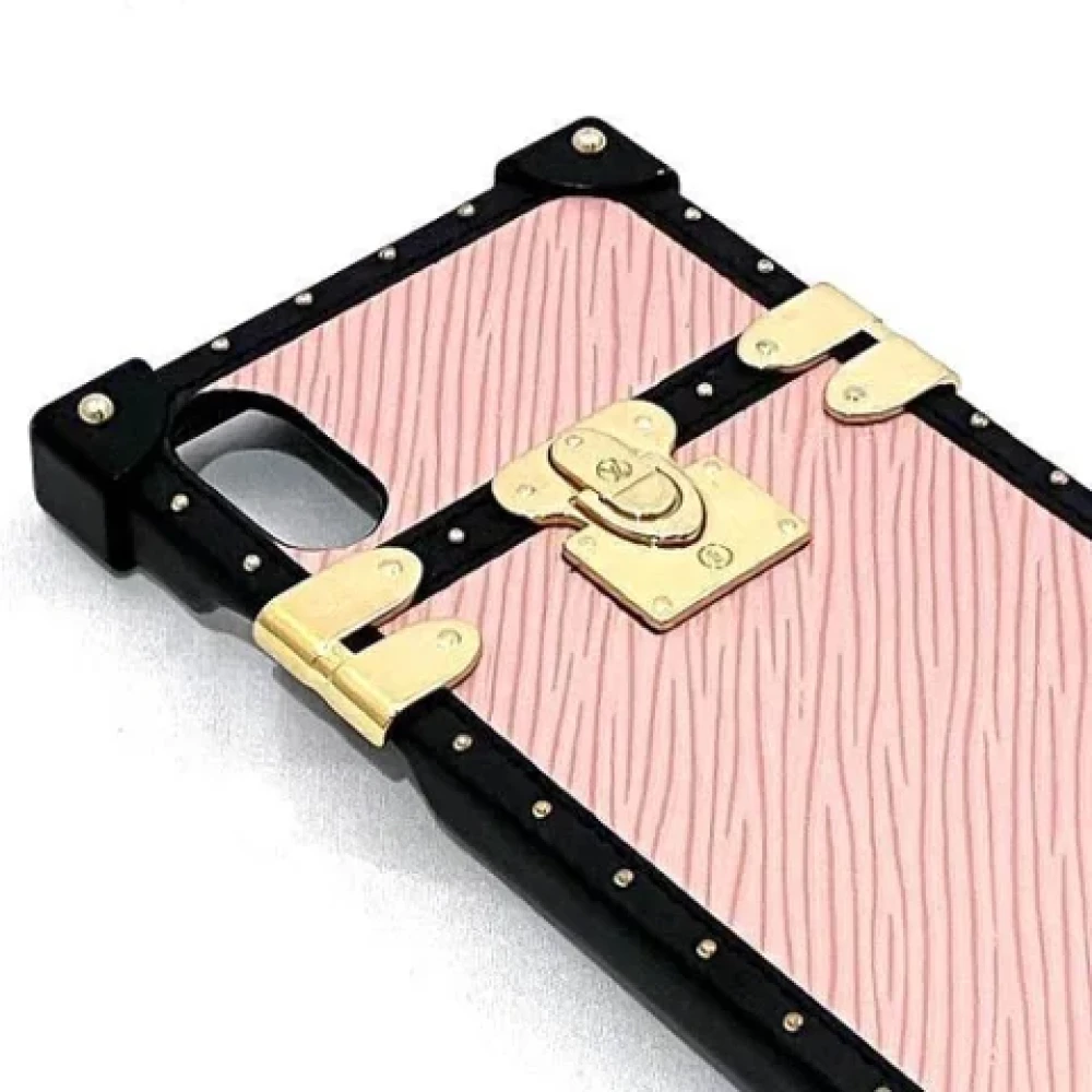 Louis Vuitton Vintage Pre-owned Leather home-office Pink Dames