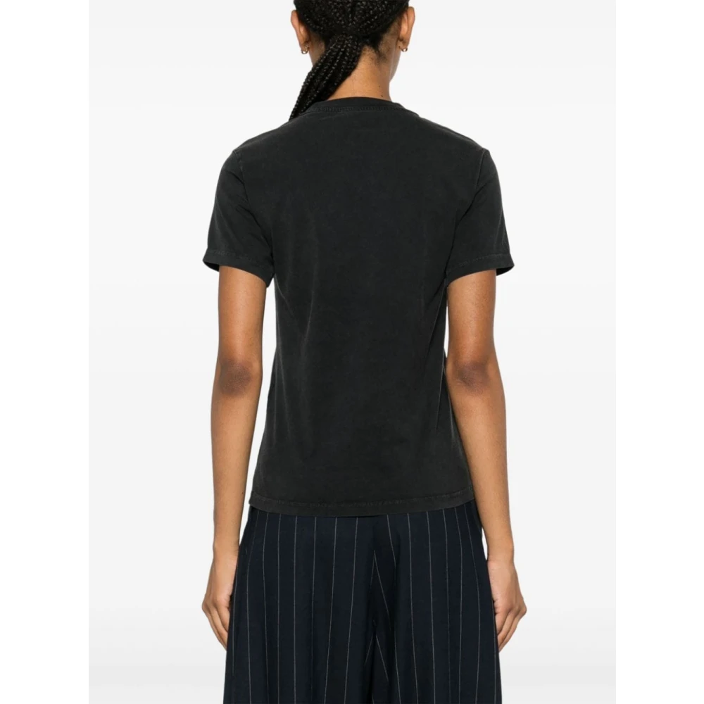 Victoria Beckham Zwarte T-shirts & Polo's voor vrouwen Black Dames