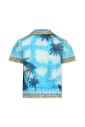 chemise-a-manches-courtes-en-coton-imprime-palmiers