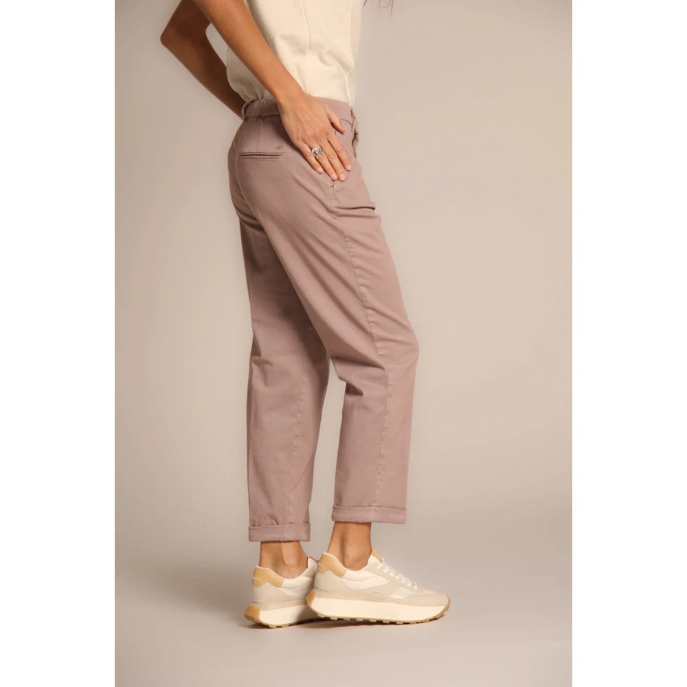 Mason's Gezellige Dames Chino Broek Winter 2024 Purple Dames
