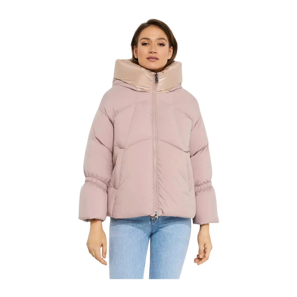 Hetregó Roze Gewatteerde Sherry Jas Pink Dames