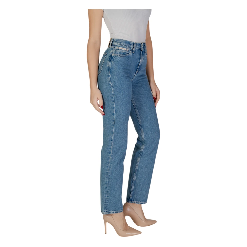 Calvin Klein Jeans Regular Women's Jeans Lente Zomer Collectie Blue Dames