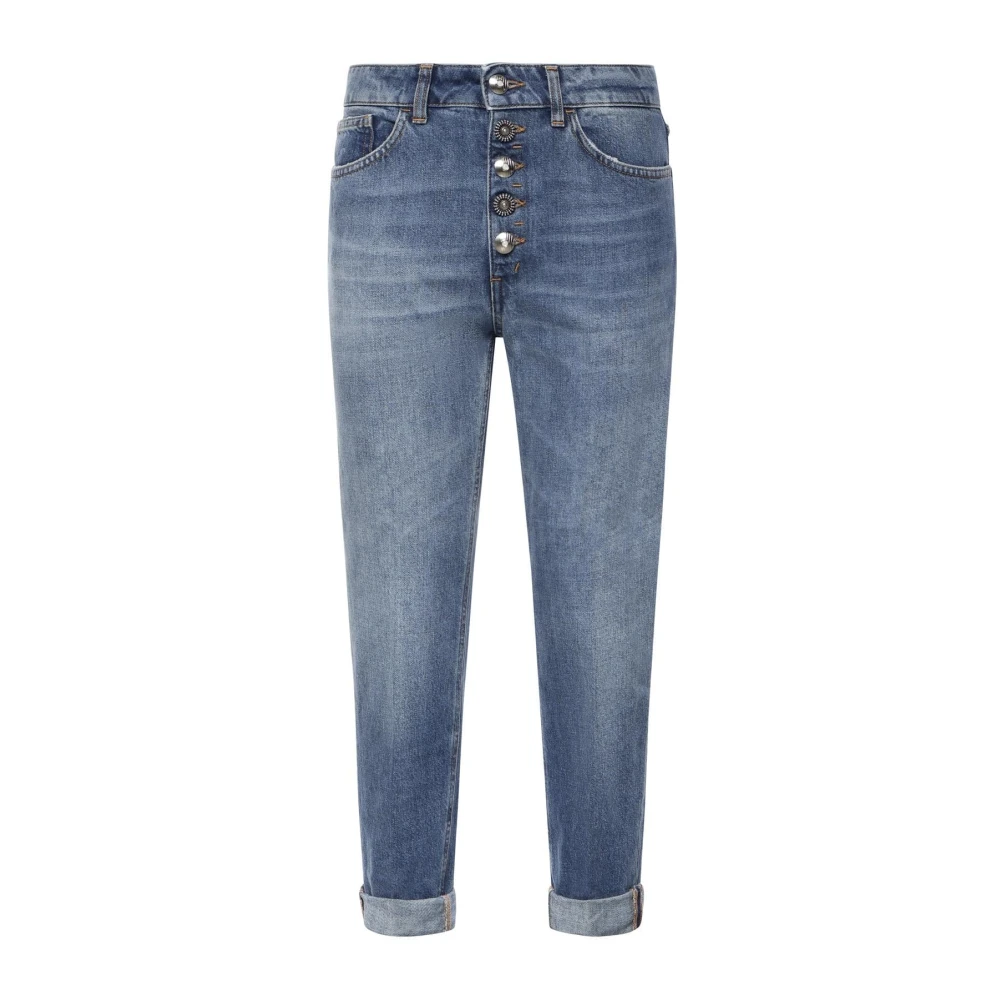 Dondup Vrouw Blauw Jeans Dames, W28, Katoen, Koons Bot Gioie Broeken