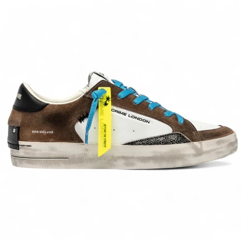 Crime London SK8 Deluxe Cocoa Mist Heren Schoenen Veelkleurig Multicolor