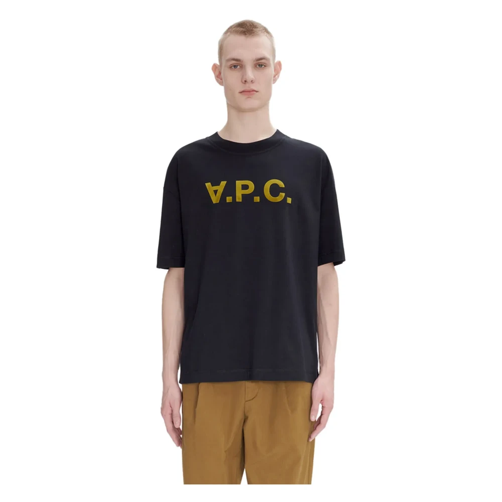 A.p.c. Velvet VPC Zwarte T-shirts en Polos Black Dames