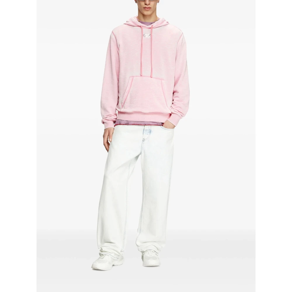 Diesel Roze Sweater Collectie Pink Heren