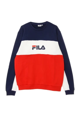 Lättvikts Crewneck Sweatshirt Blockerad Crew